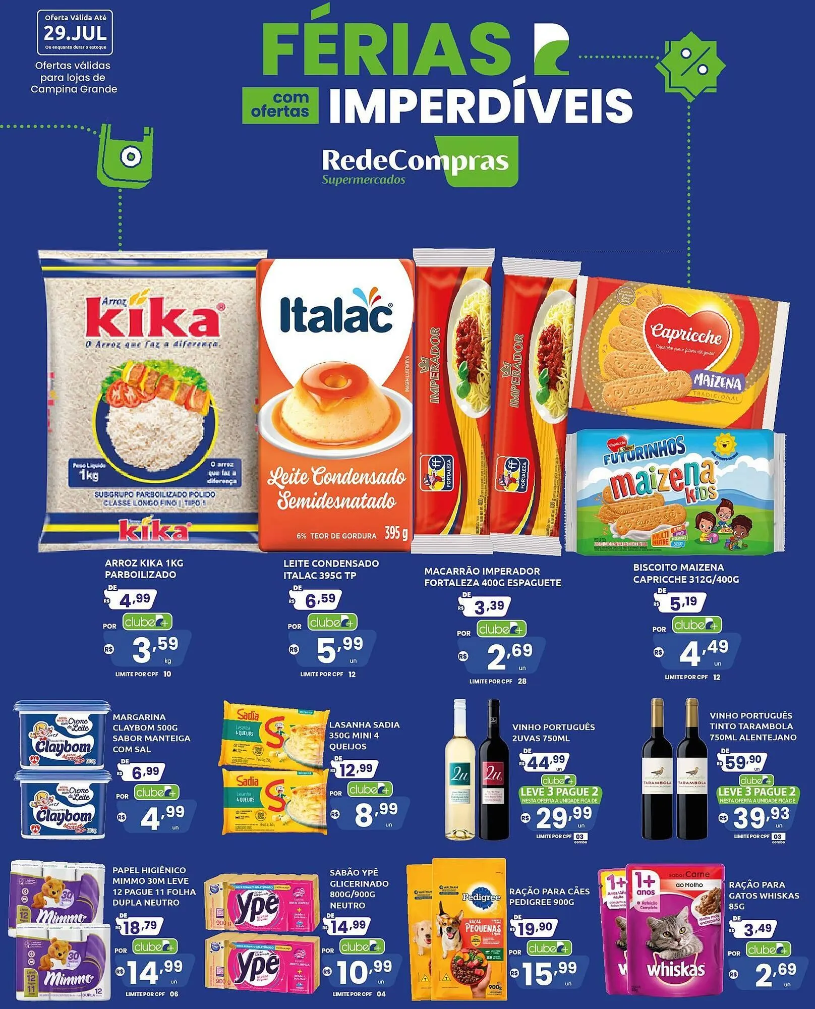 Encarte de Catálogo Rede Compras 25 de julho até 29 de julho 2025 - Pagina 1