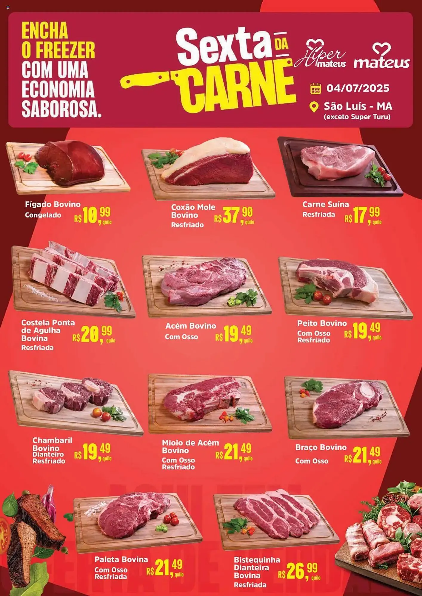 Encarte de Catálogo Supermercados Mateus 4 de julho até 4 de julho 2025 - Pagina 1