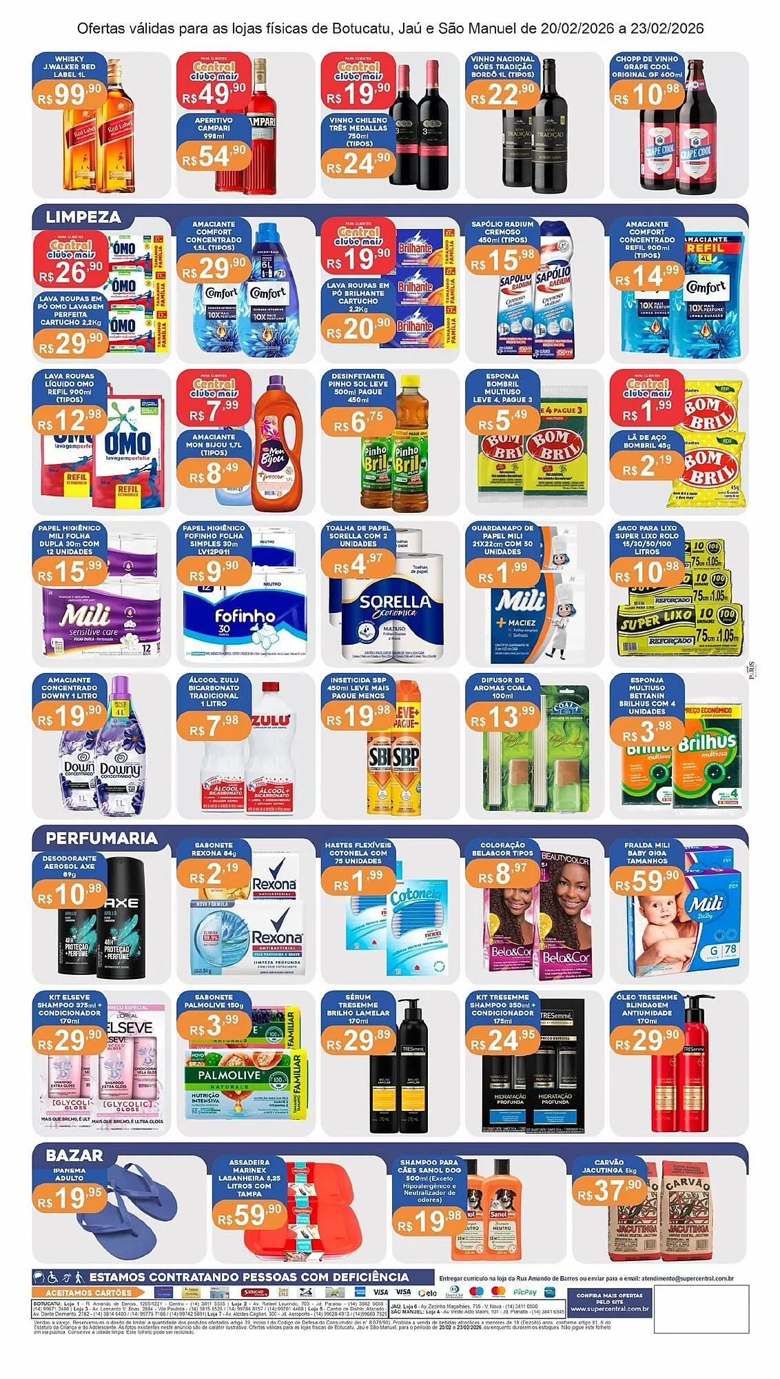 Encarte de Catálogo Central Supermercados 20 de fevereiro até 22 de fevereiro 2026 - Pagina 4