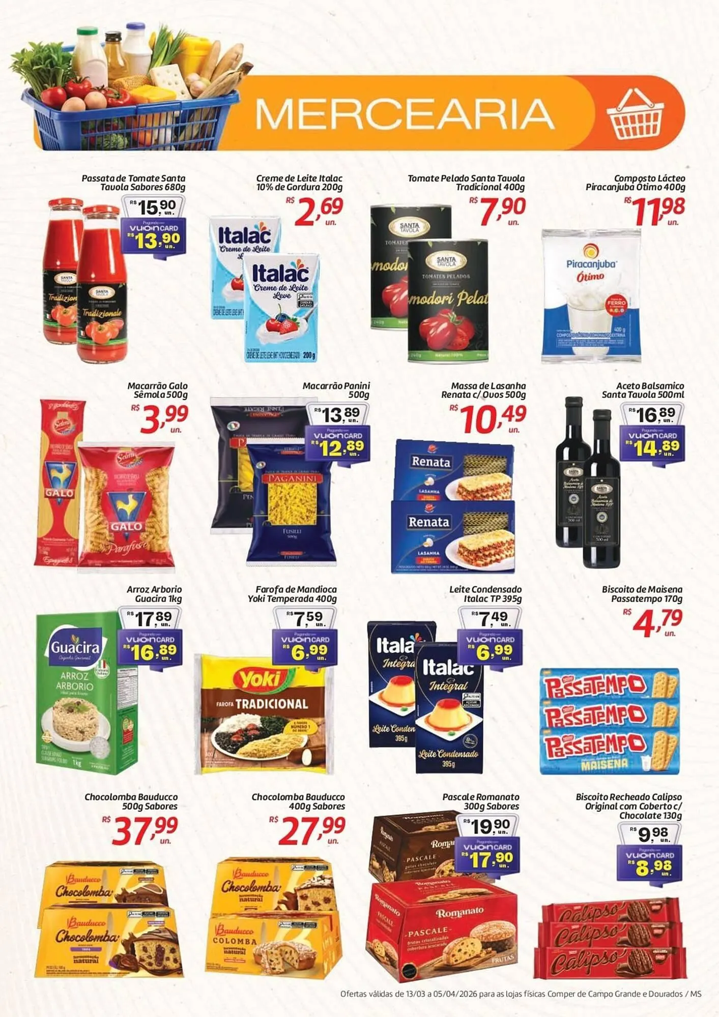 Encarte de Folheto Comper 16 de março até 5 de abril 2026 - Pagina 13