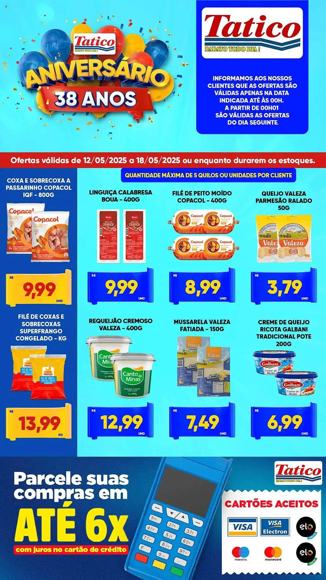 Encarte de Catálogo Tatico 12 de maio até 19 de maio 2025 - Pagina 1