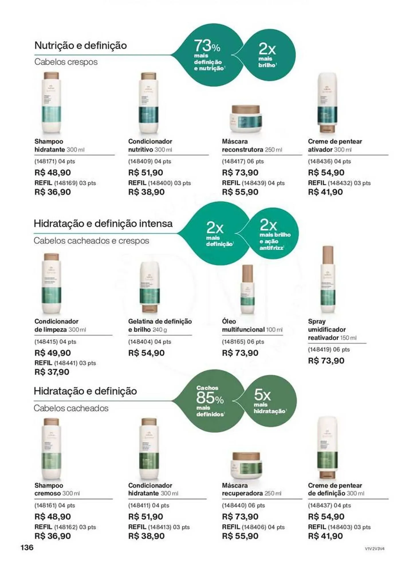 Encarte de Catálogo Natura 24 de abril até 30 de maio 2025 - Pagina 136