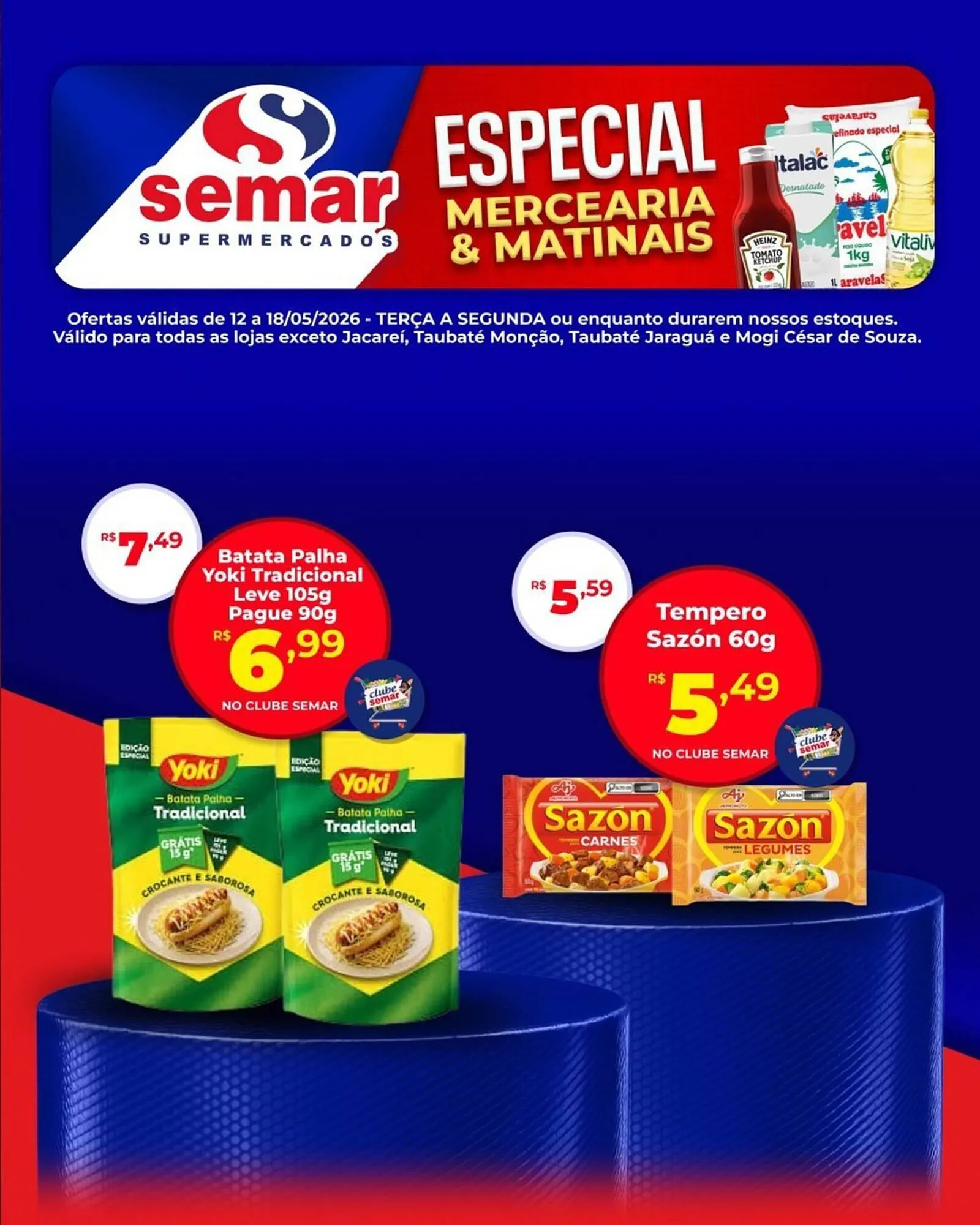 Encarte de Folheto Semar Supermercado 12 de maio até 18 de maio 2026 - Pagina 3