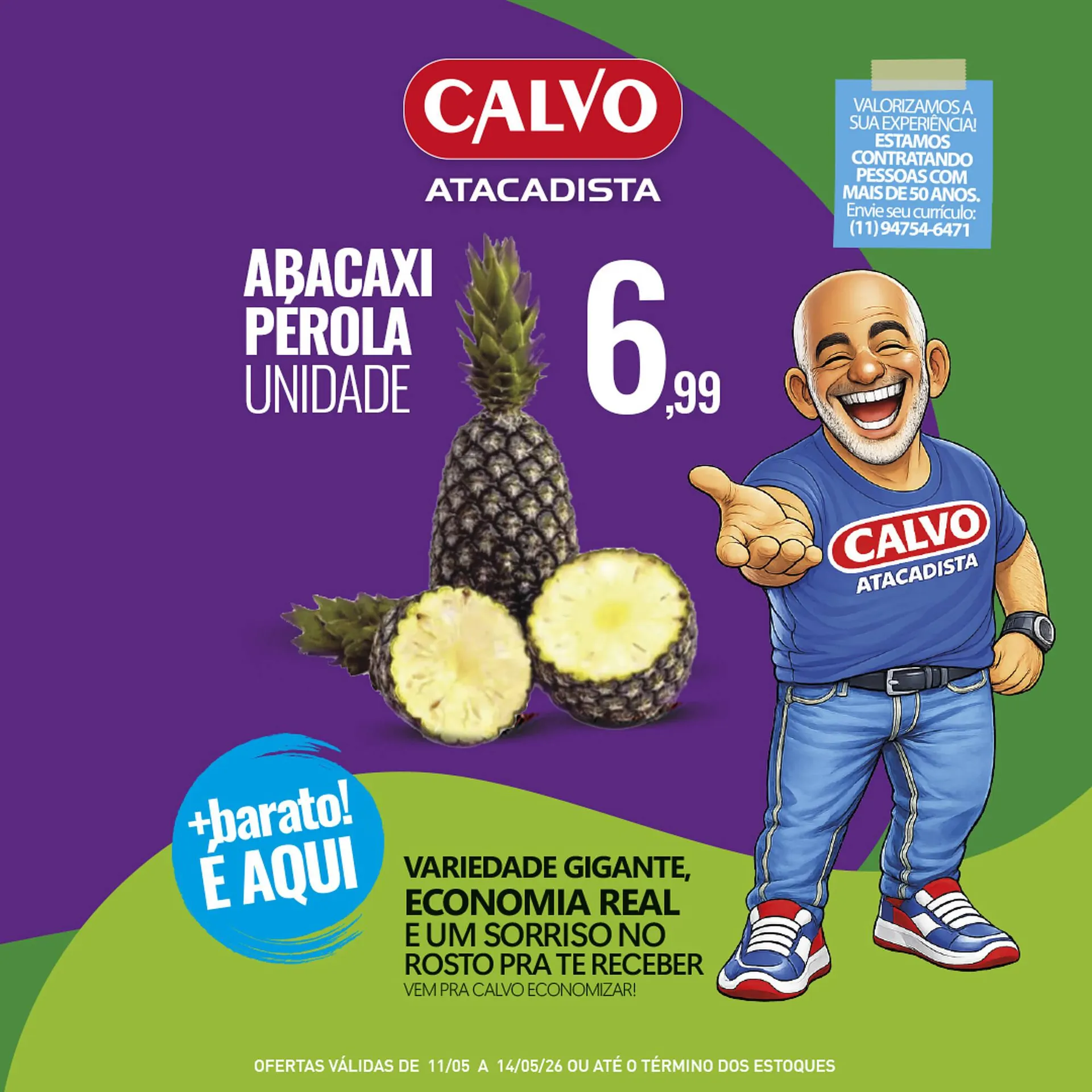 Encarte de Folheto Calvo Atacadista 11 de maio até 14 de maio 2026 - Pagina 4