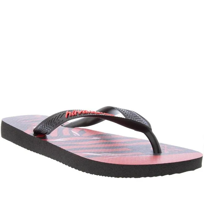 Chinelo Havaianas Clube de Regatas do Flamengo Preto