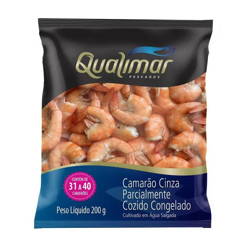 Camarão 31/40 Qualimar Sem Cabeça 200g