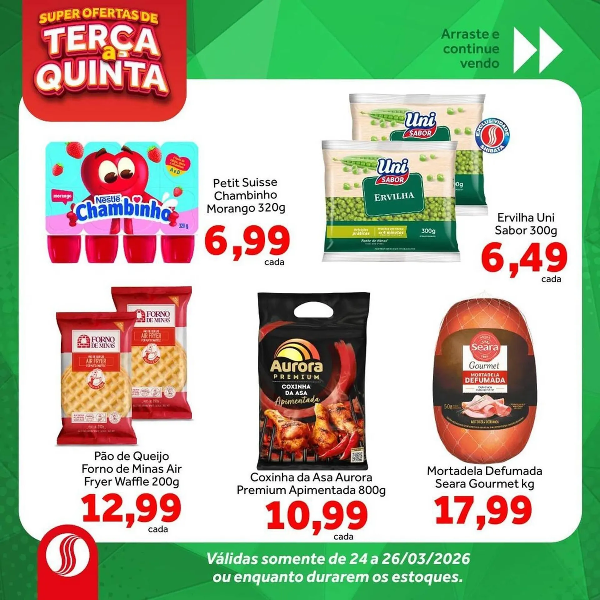 Encarte de Folheto Shibata Supermercados 24 de março até 26 de março 2026 - Pagina 1