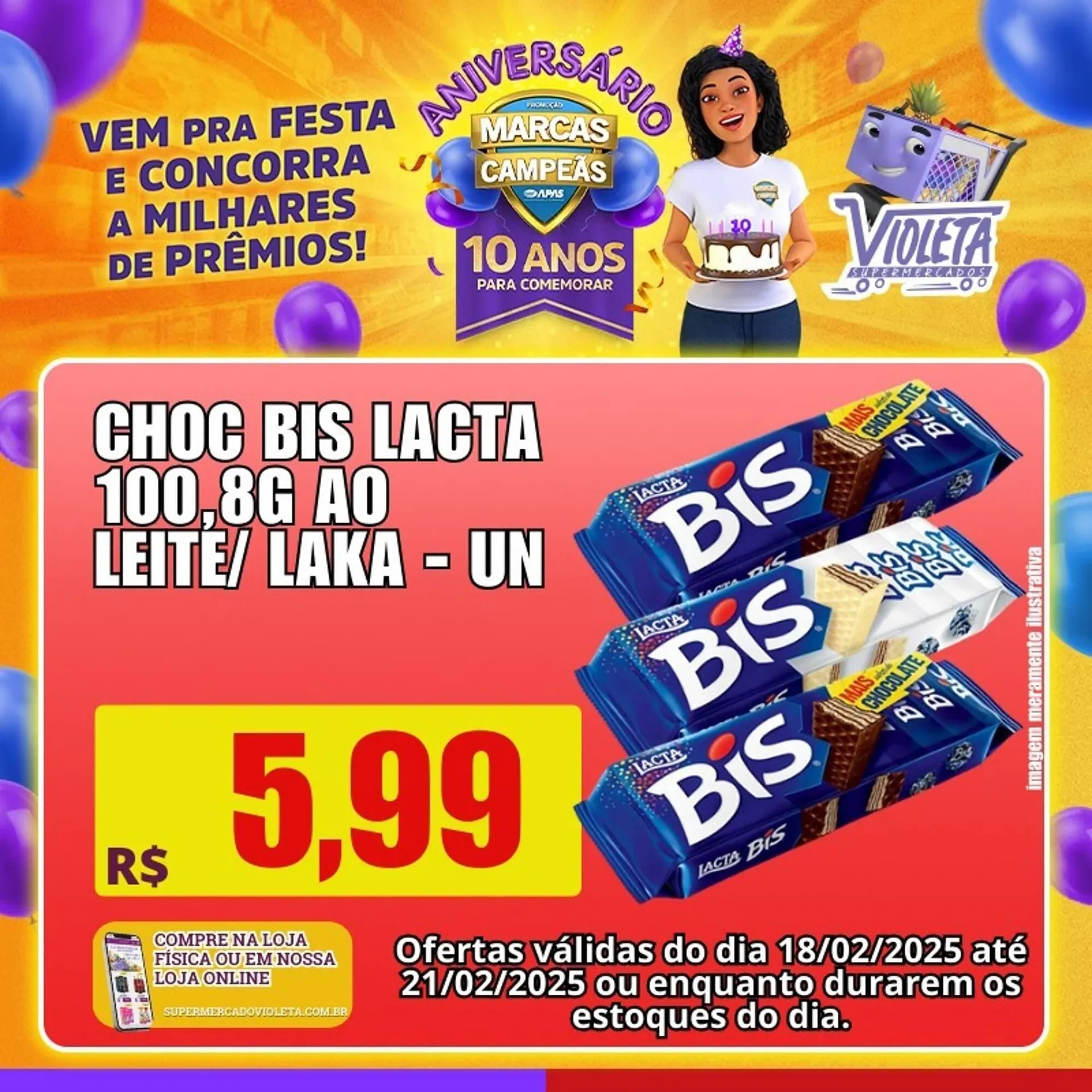 Encarte de Catálogo Violeta Supermercados 18 de fevereiro até 21 de fevereiro 2025 - Pagina 4