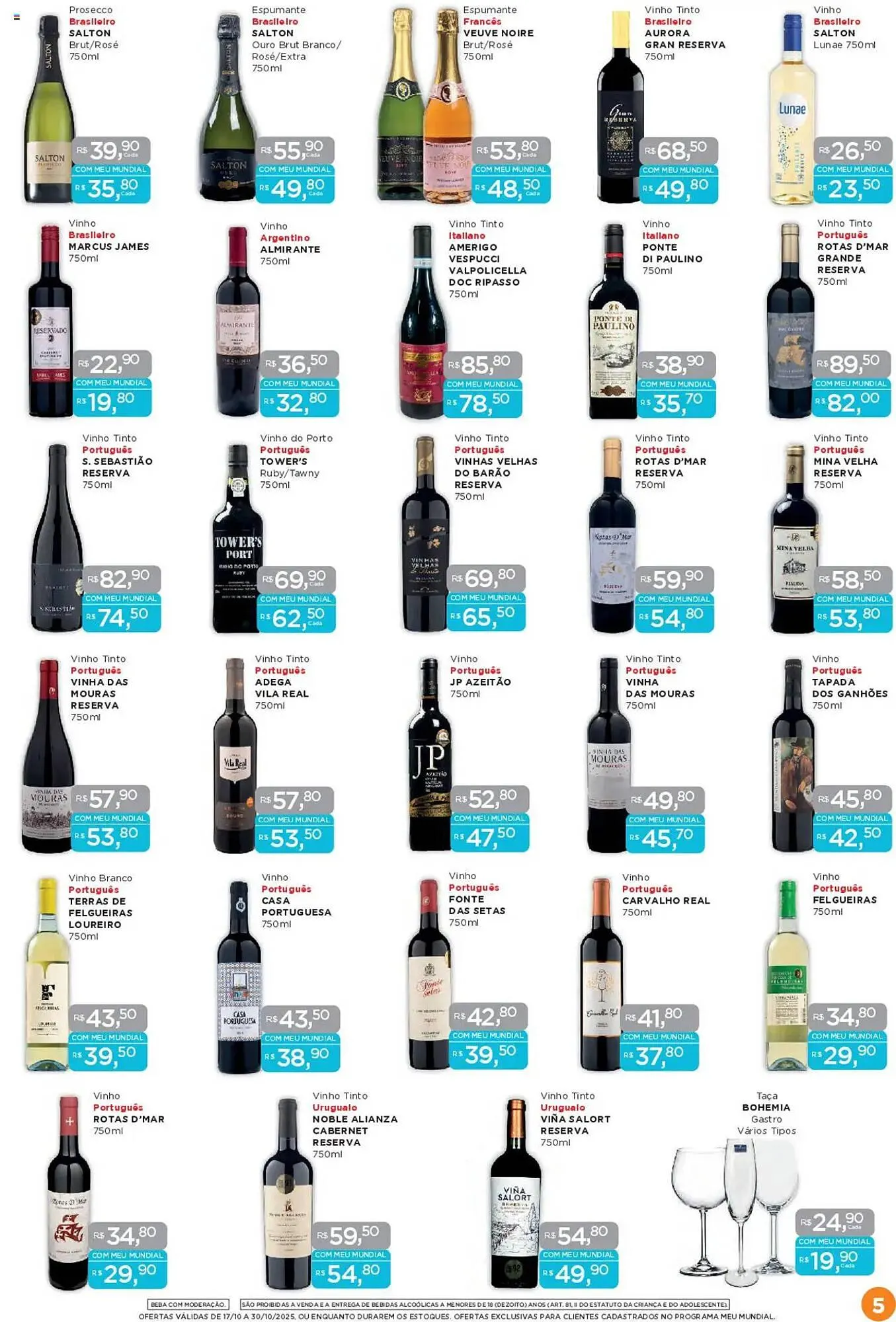 Encarte de Encarte Supermercados Mundial 17 de outubro até 30 de outubro 2025 - Pagina 5