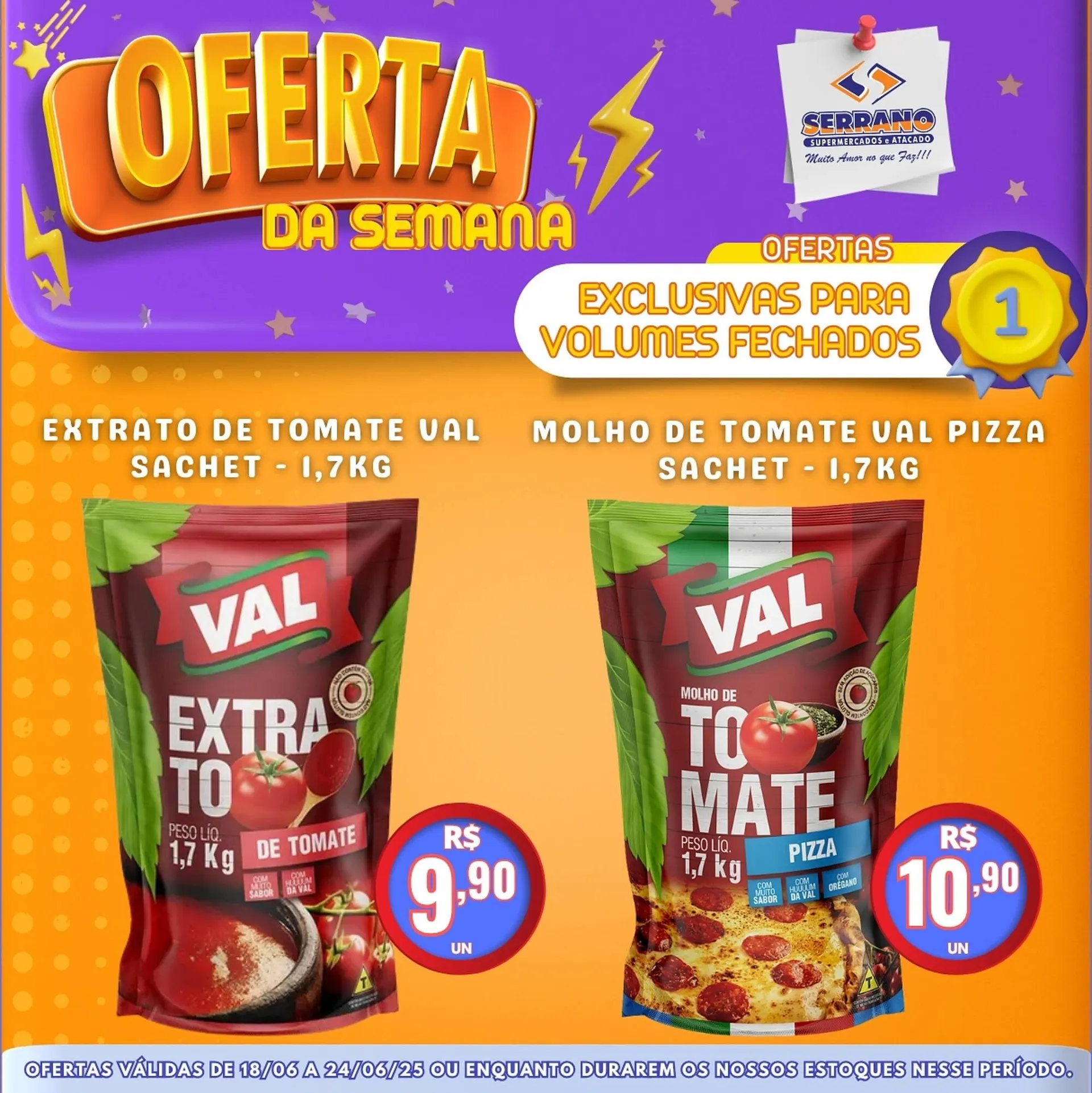 Encarte de Catálogo Serrano Supermercado 18 de junho até 24 de junho 2025 - Pagina 2