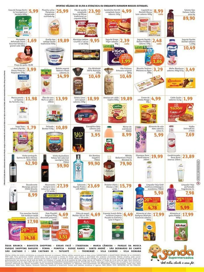 Encarte de Ofertas Sonda Supermercados 2 de agosto até 7 de agosto 2024 - Pagina 2