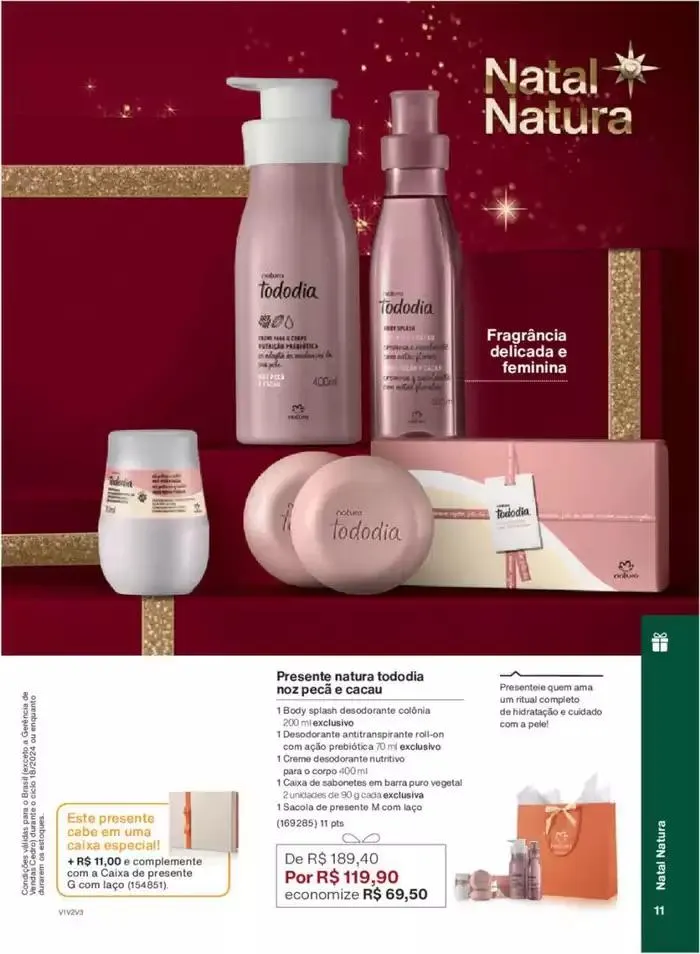 Encarte de Revista Natura Ciclo 18 11 de novembro até 31 de dezembro 2024 - Pagina 12