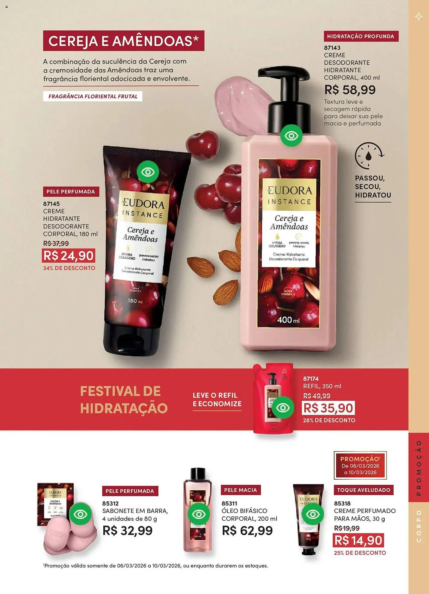 Encarte de Catálogo Eudora 19 de fevereiro até 19 de março 2026 - Pagina 89