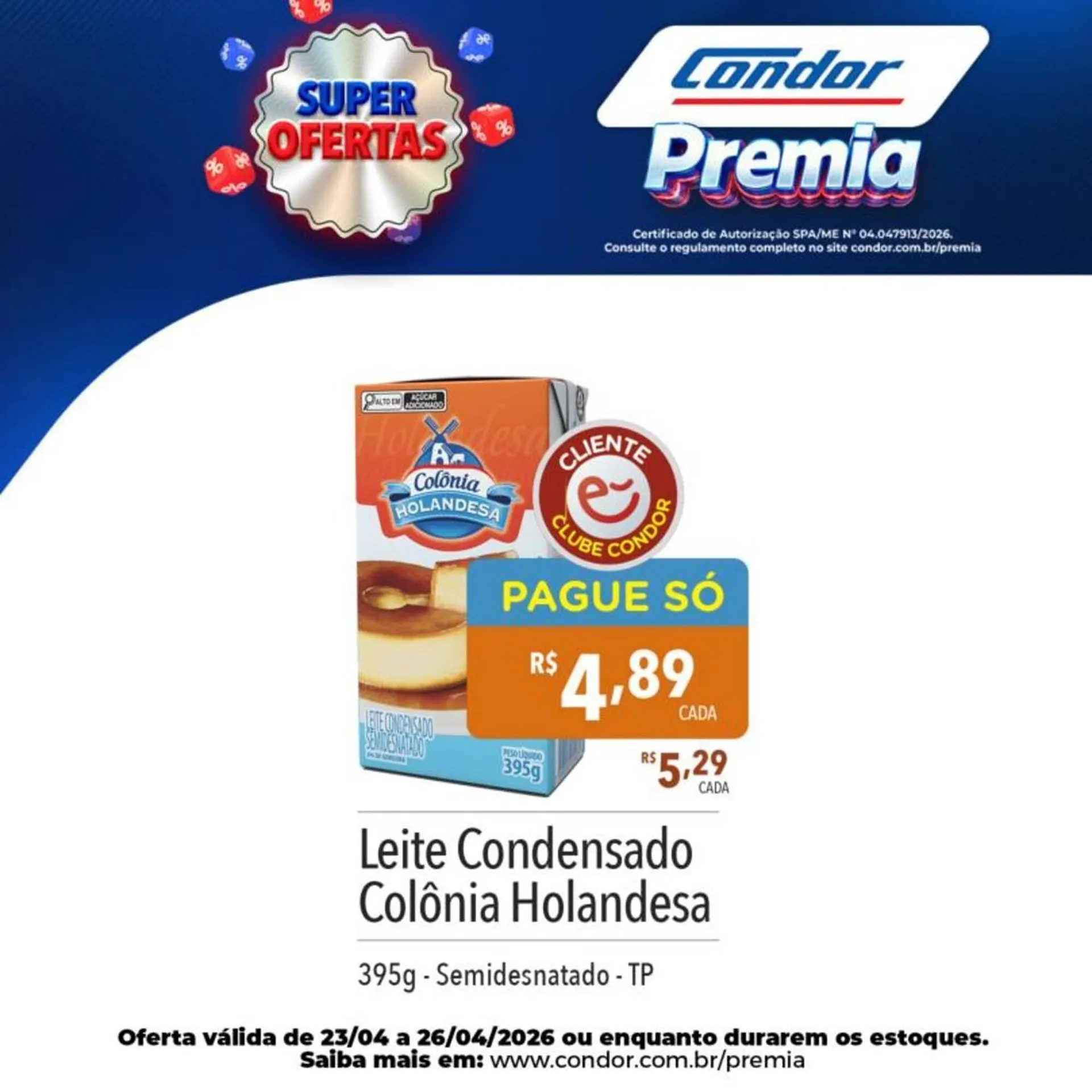 Encarte de Catálogo Supermercados Condor 23 de abril até 26 de abril 2026 - Pagina 8