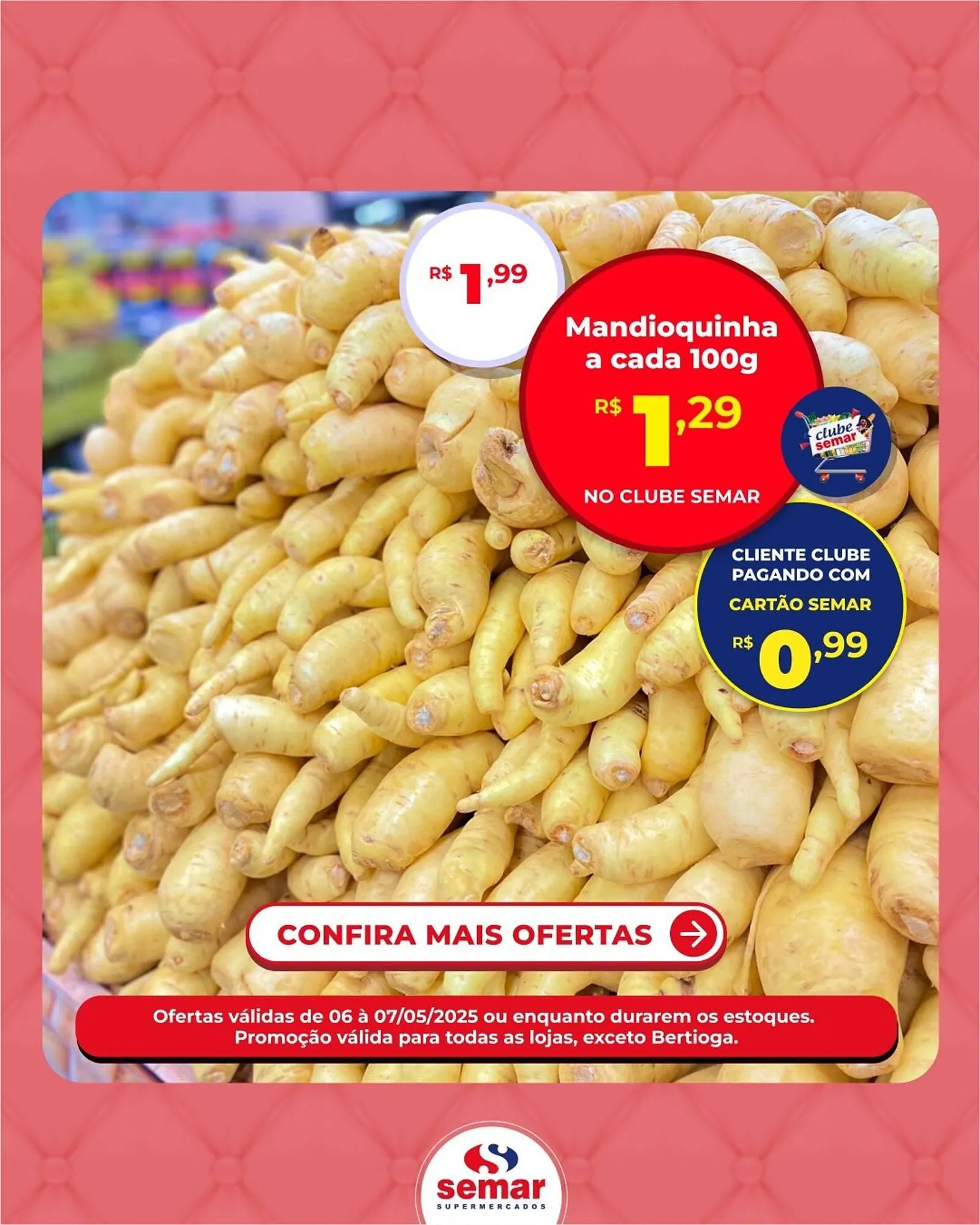 Encarte de Catálogo Semar Supermercado 6 de maio até 7 de maio 2025 - Pagina 1