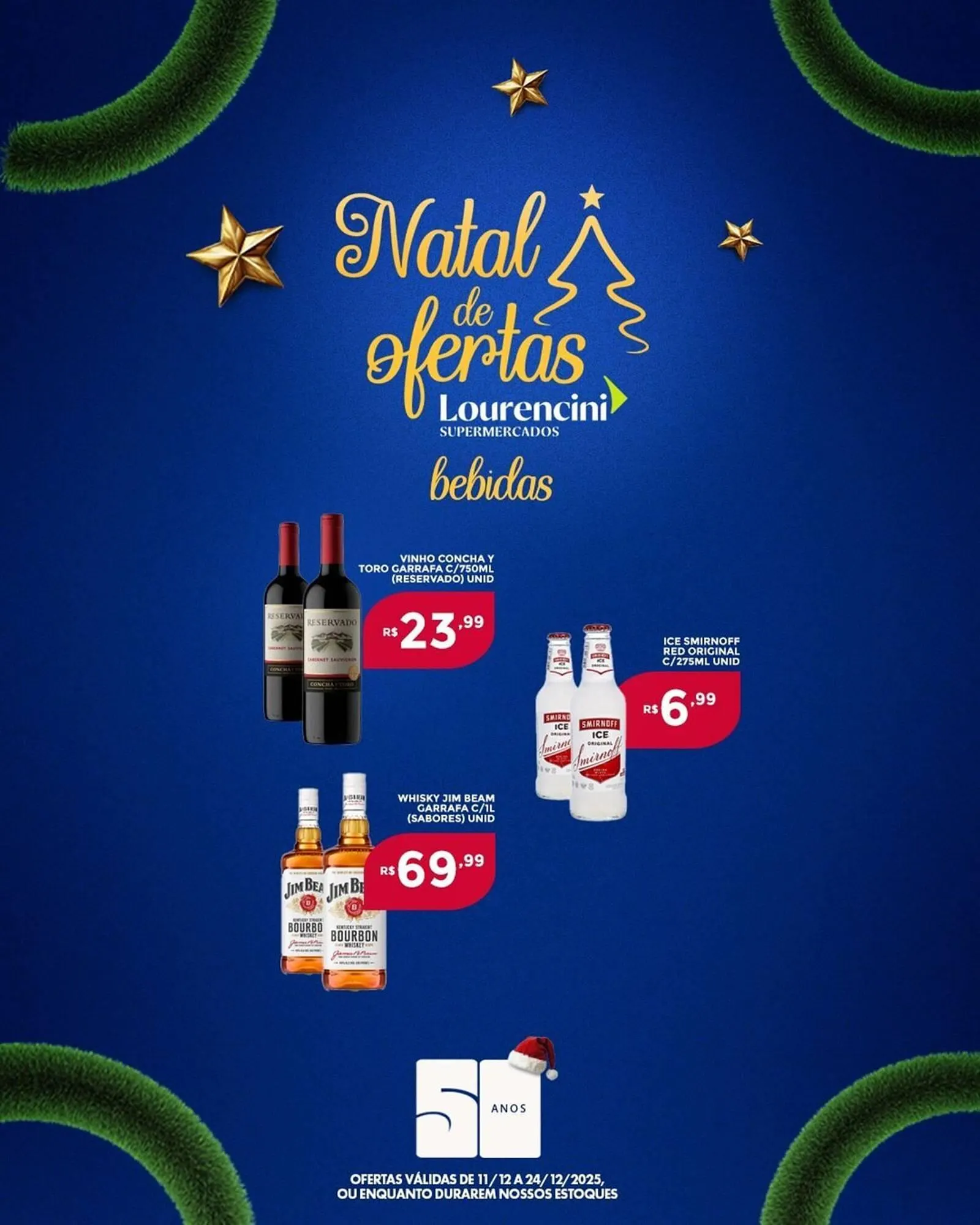 Encarte de Catálogo Lourencini Supermercados 19 de dezembro até 24 de dezembro 2025 - Pagina 8