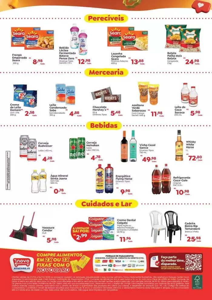 Encarte de Encarte Novo Atacarejo 3 de abril até 6 de abril 2025 - Pagina 2