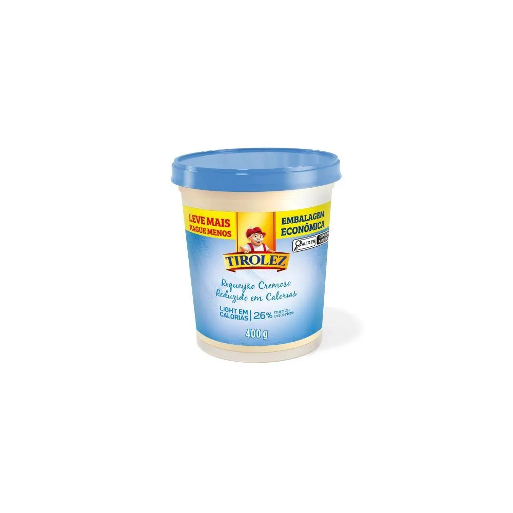 Requeijão Tirolez Light 400g
