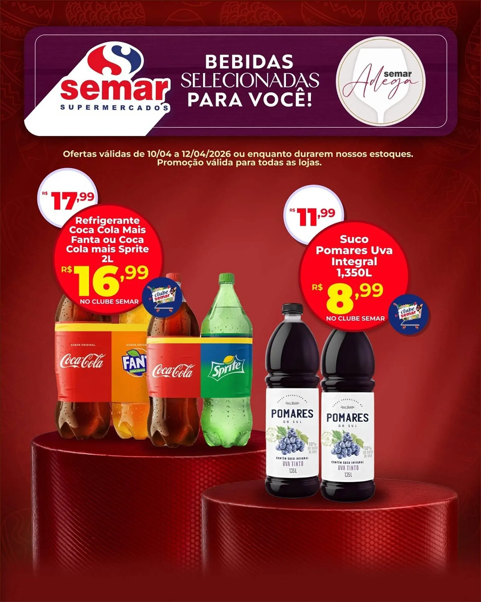 Encarte de Folheto Semar Supermercado 10 de abril até 12 de abril 2026 - Pagina 4