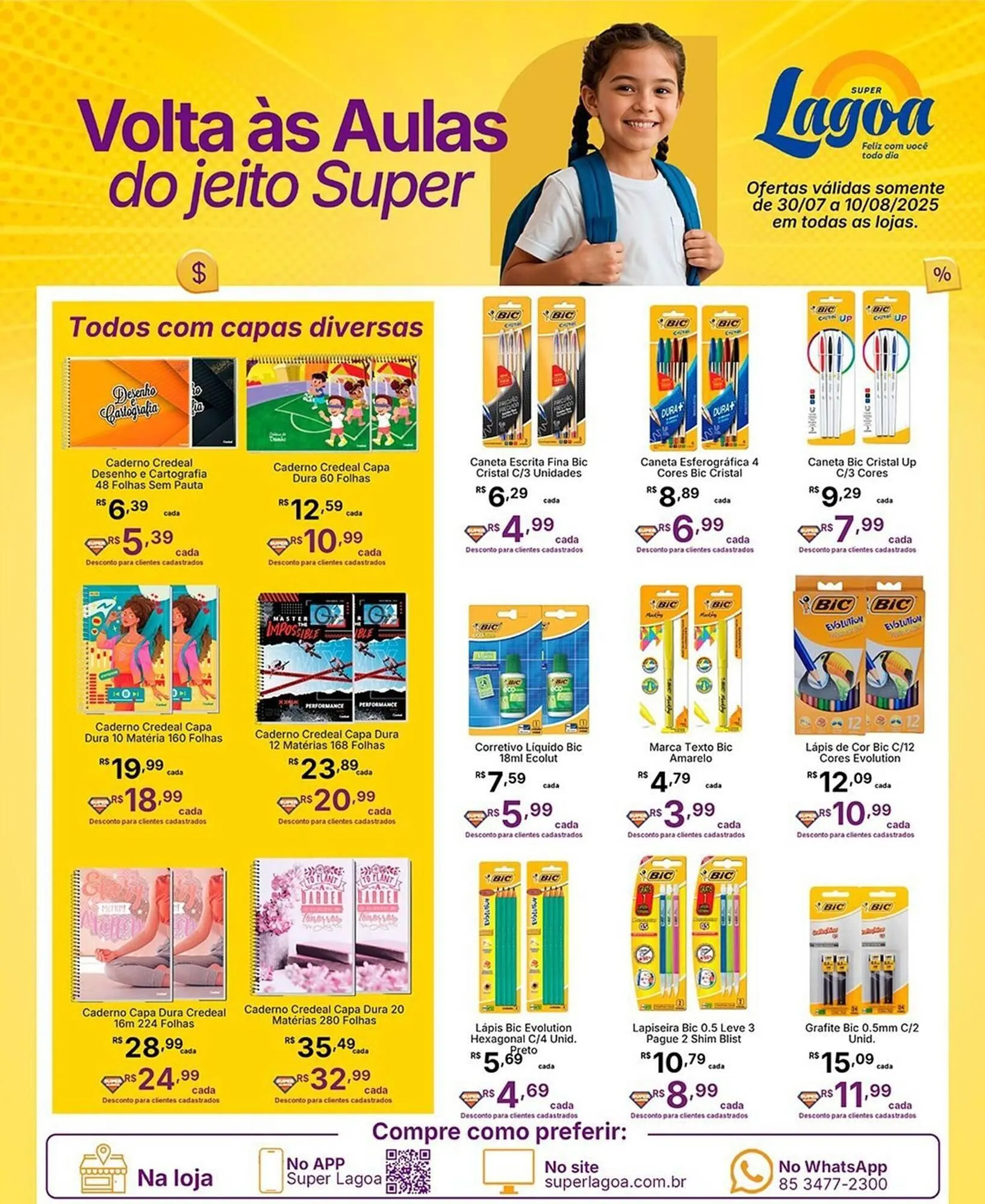 Encarte de Catálogo Super Lagoa 30 de julho até 10 de agosto 2025 - Pagina 1