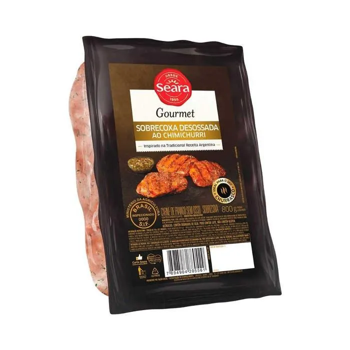 Sobrecoxa Desossada Ao Chimichurri Seara Gourmet 800g