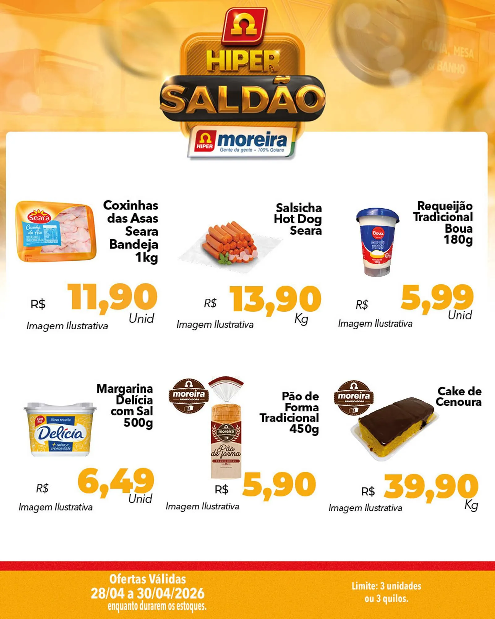 Encarte de Catálogo Hiper Moreira 28 de abril até 30 de abril 2026 - Pagina 3