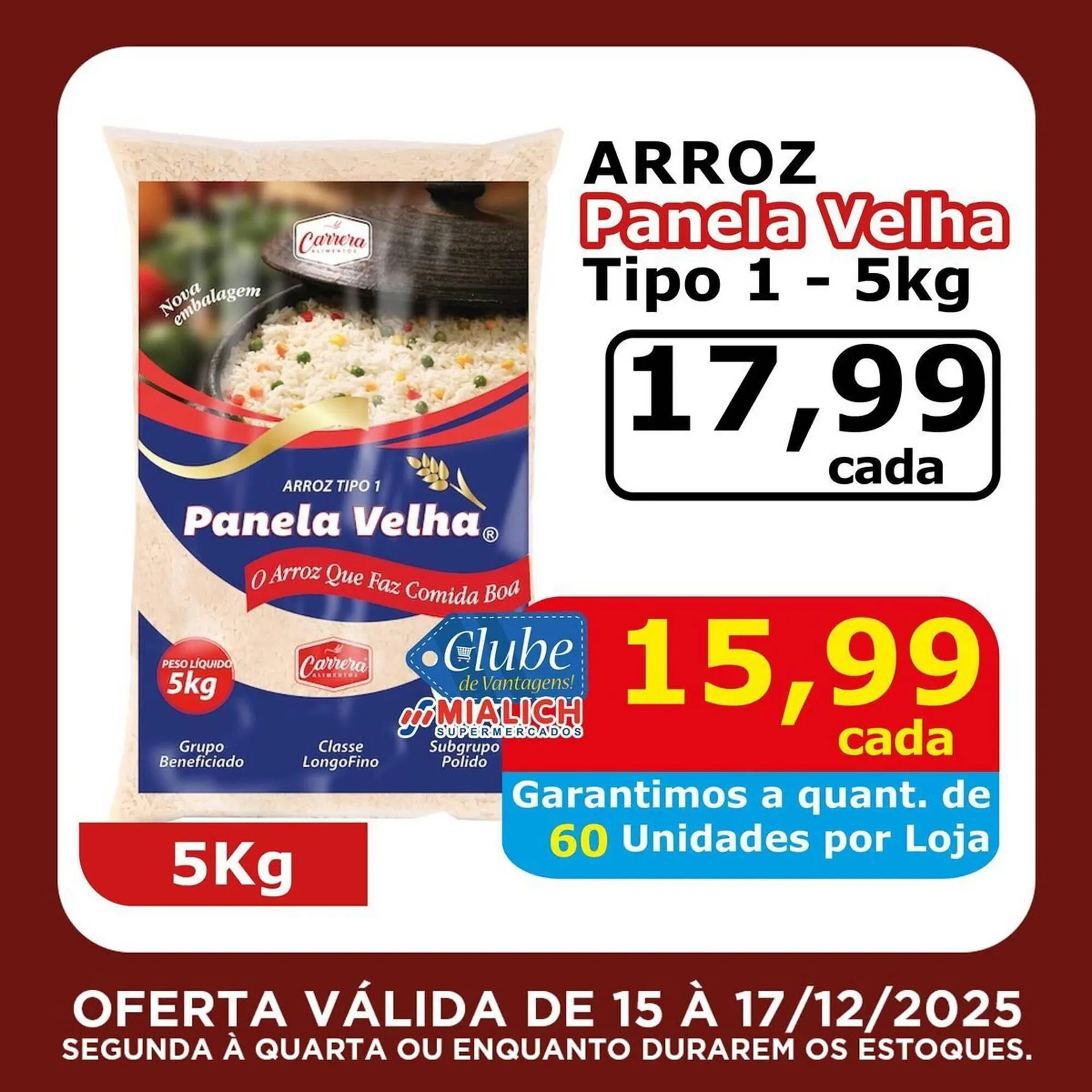 Encarte de Catálogo Mialich Supermercados 15 de dezembro até 17 de dezembro 2025 - Pagina 7
