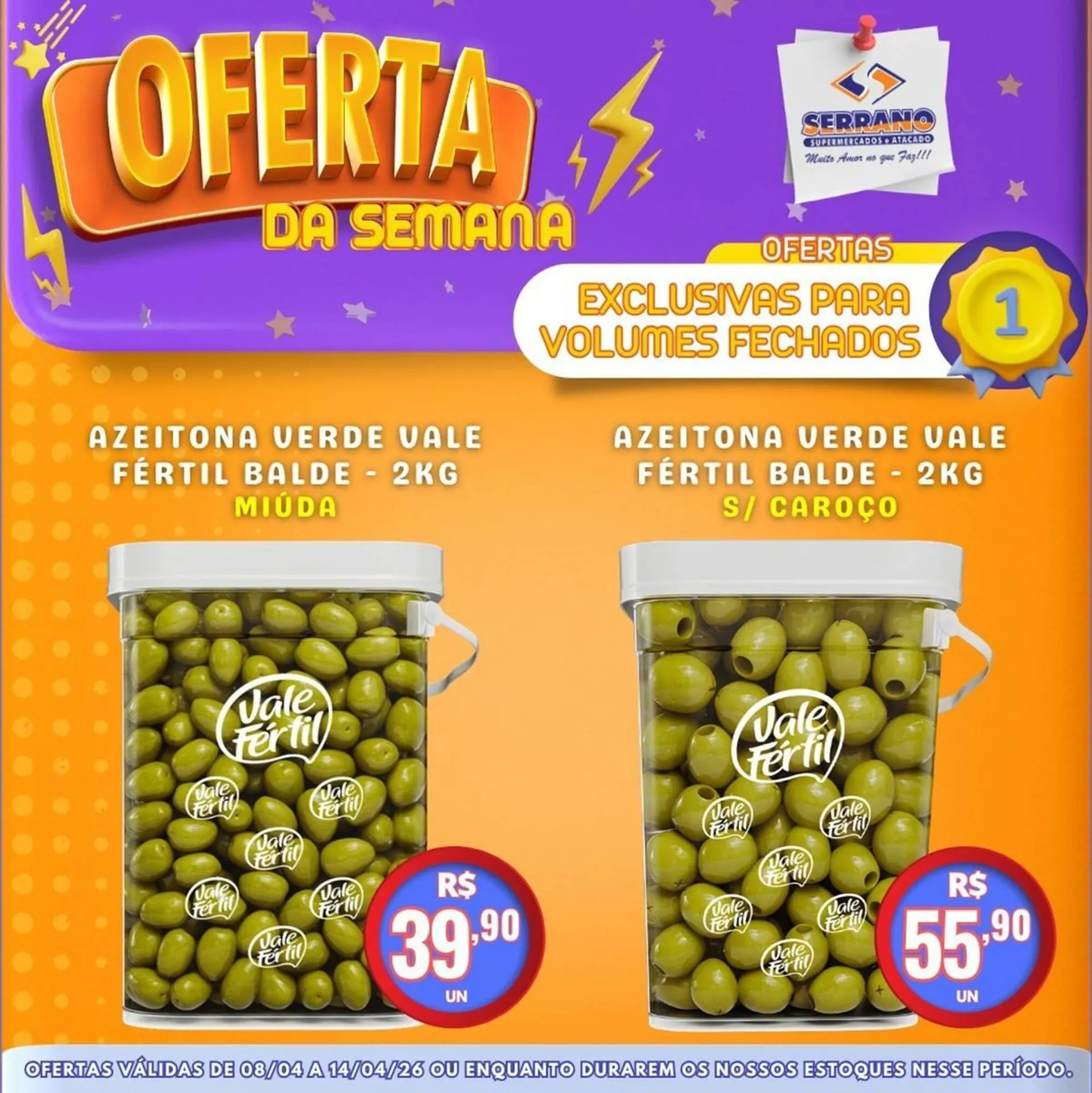 Encarte de Catálogo Serrano Supermercado 8 de abril até 14 de abril 2026 - Pagina 6