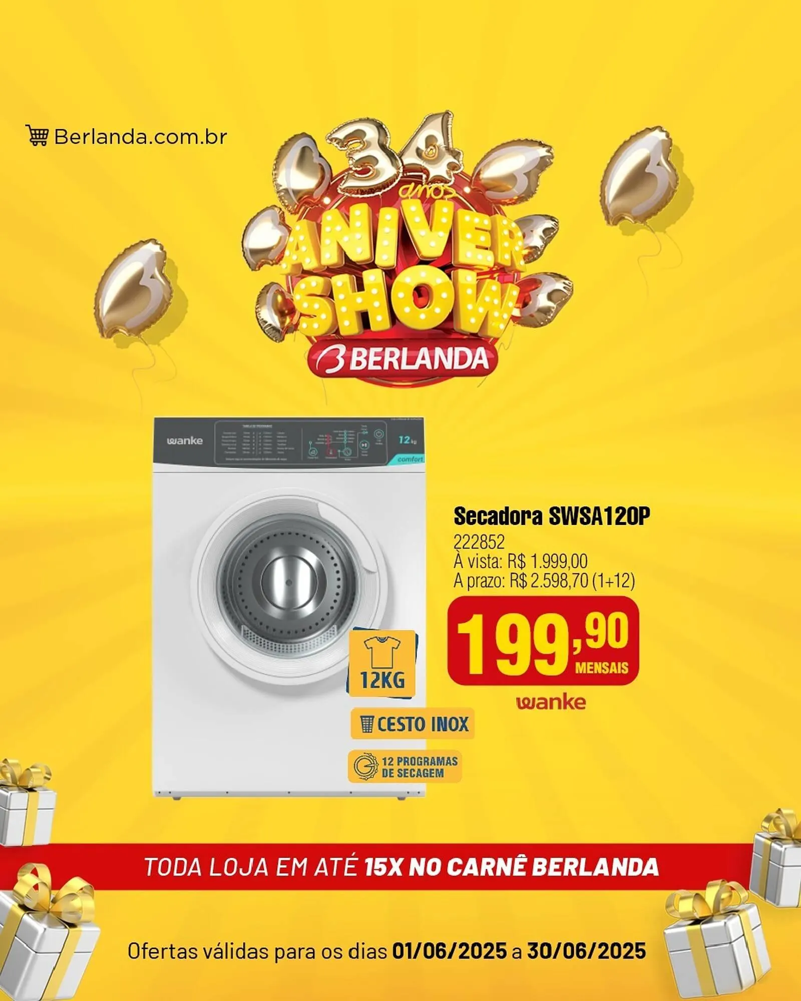 Encarte de Catálogo Berlanda 10 de junho até 30 de junho 2025 - Pagina 4