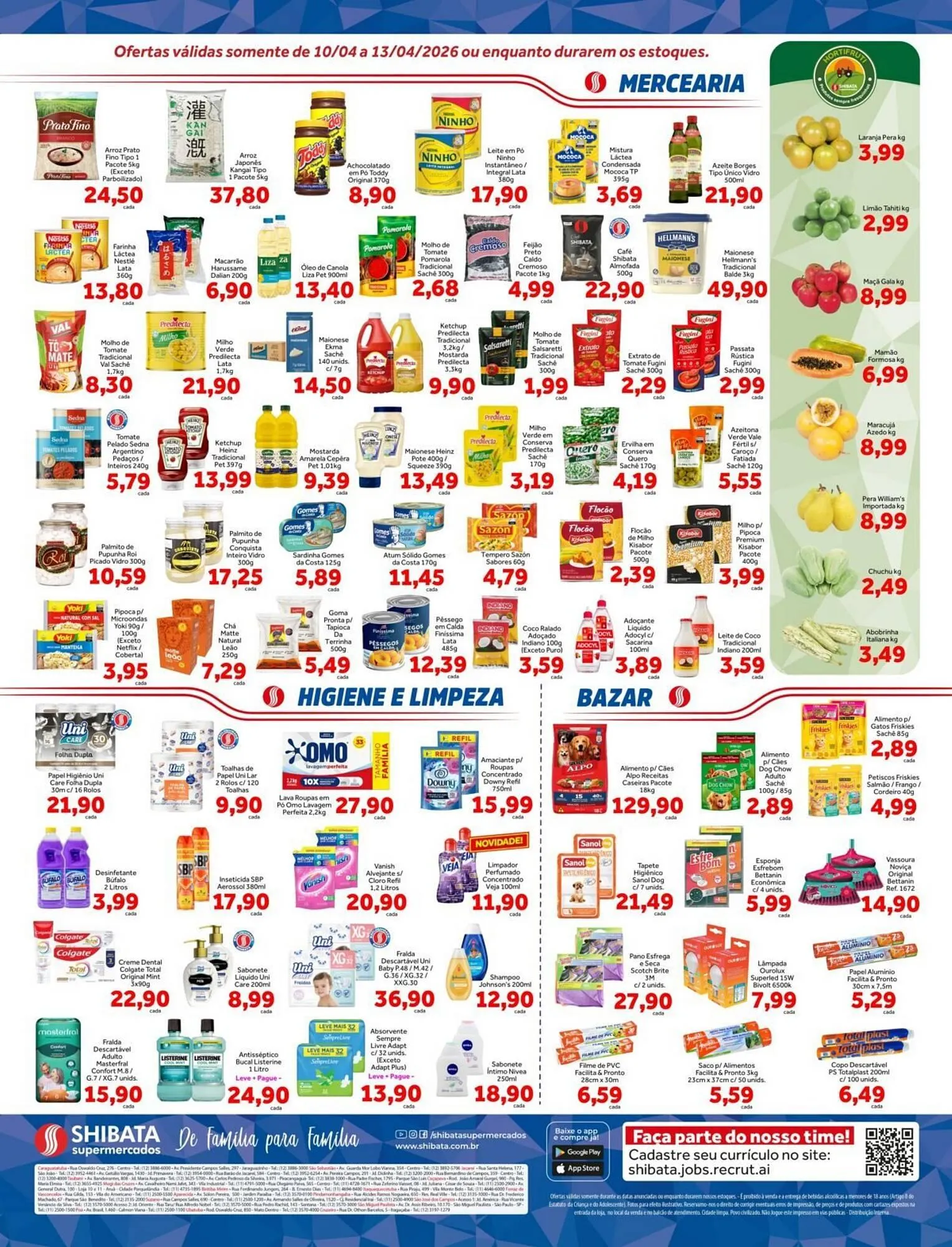 Encarte de Folheto Shibata Supermercados 9 de abril até 13 de abril 2026 - Pagina 2