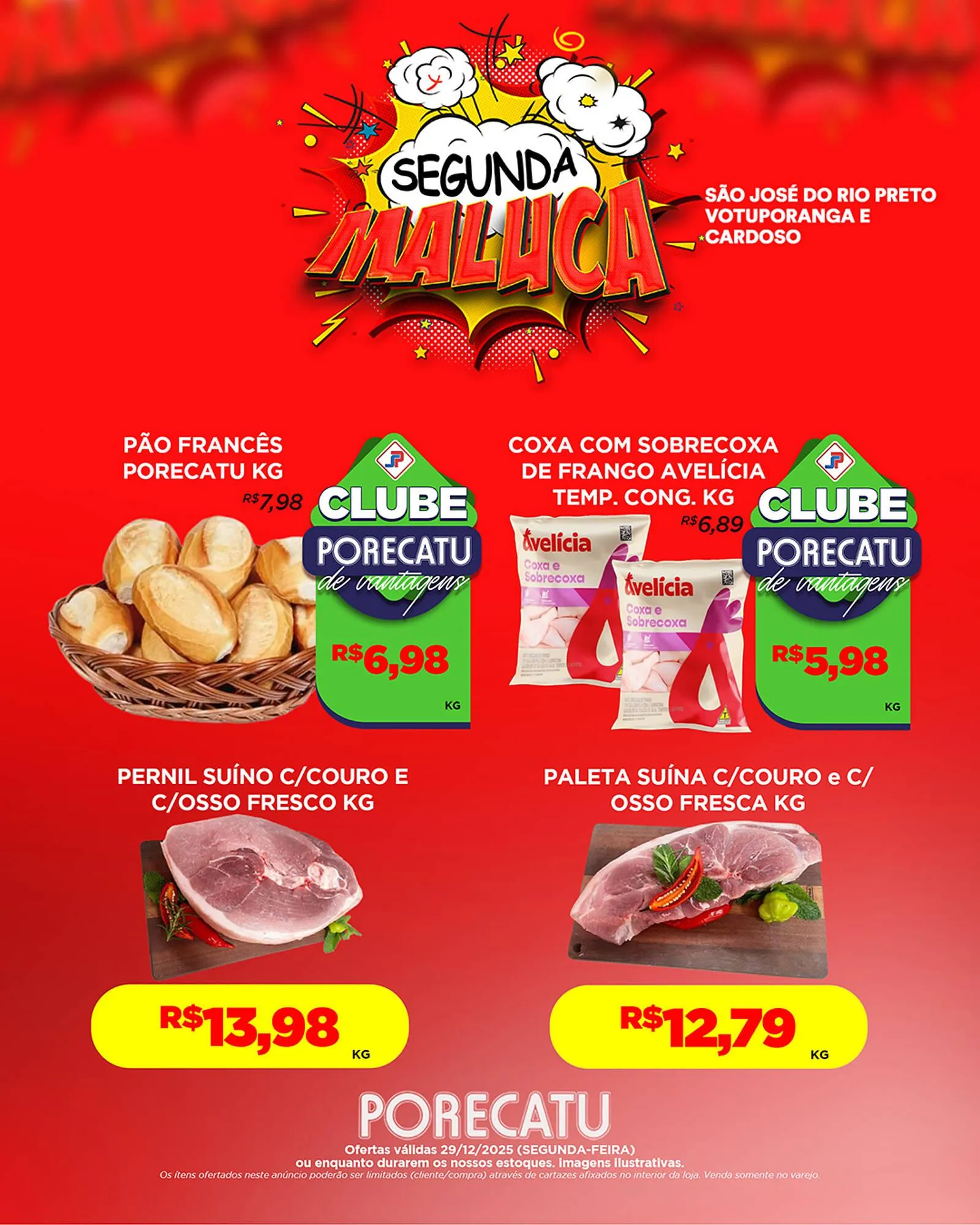 Encarte de Catálogo Supermercado Porecatu 29 de dezembro até 29 de dezembro 2025 - Pagina 1