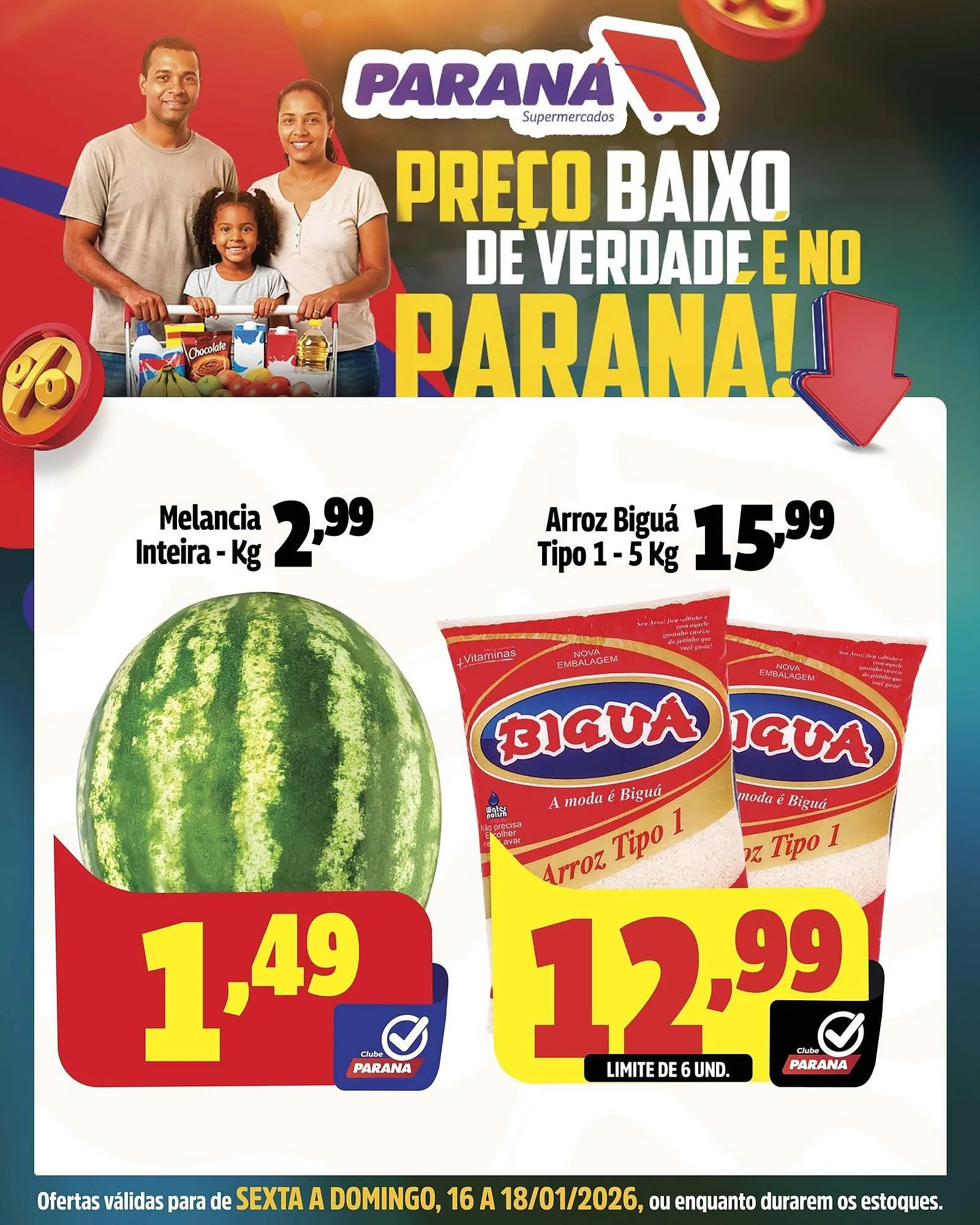 Encarte de Folheto Supermercado Paraná 16 de janeiro até 18 de janeiro 2026 - Pagina 4