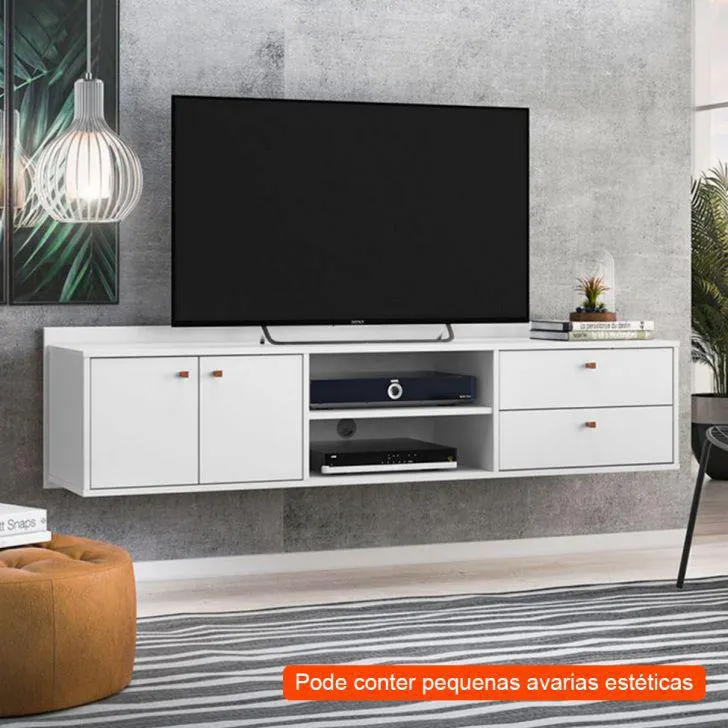 [OUTLET] Rack Suspenso Torrens Branco 162 cm