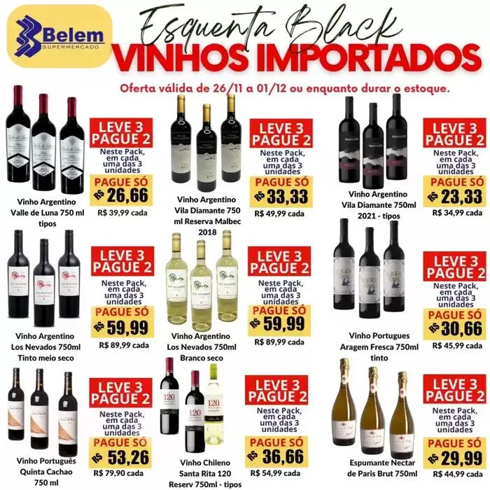 Encarte de Oferta Belem Supermercados 28 de novembro até 1 de dezembro 2024 - Pagina 1