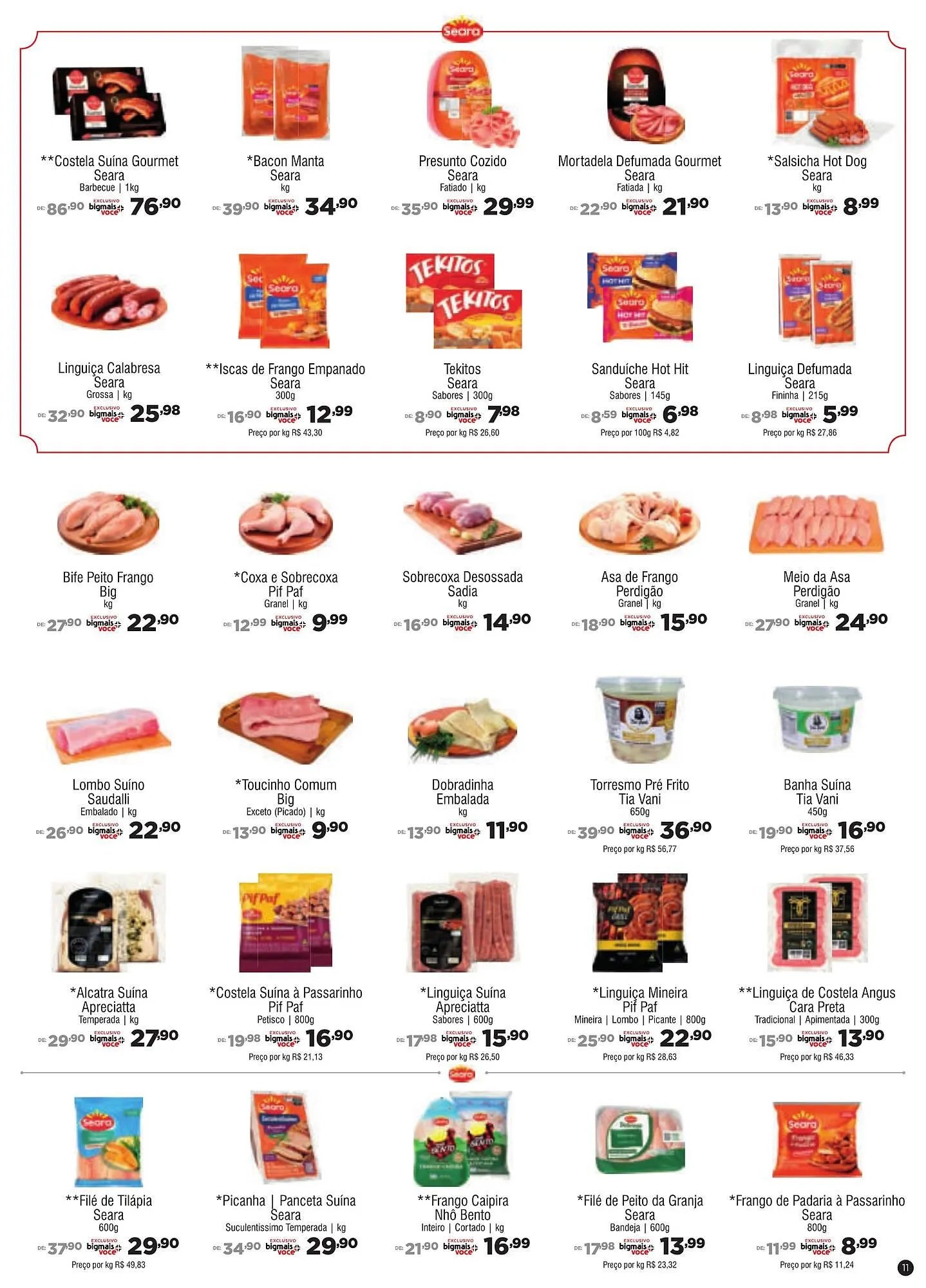 Encarte de Catálogo Big Mais Supermercados 7 de abril até 5 de maio 2026 - Pagina 11