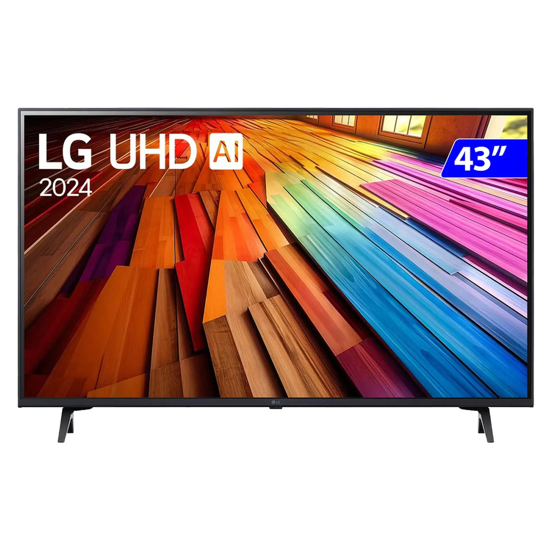 Smart TV LG 43" 4K UT80 Comando de Voz 43UT8000PSA