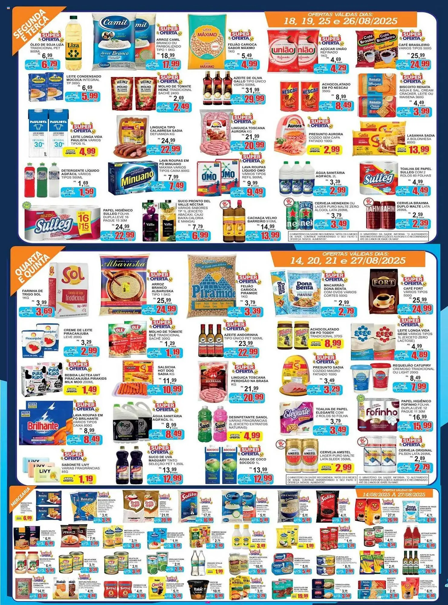 Encarte de Catálogo Supermercado Estrela Azul 14 de agosto até 27 de agosto 2025 - Pagina 2