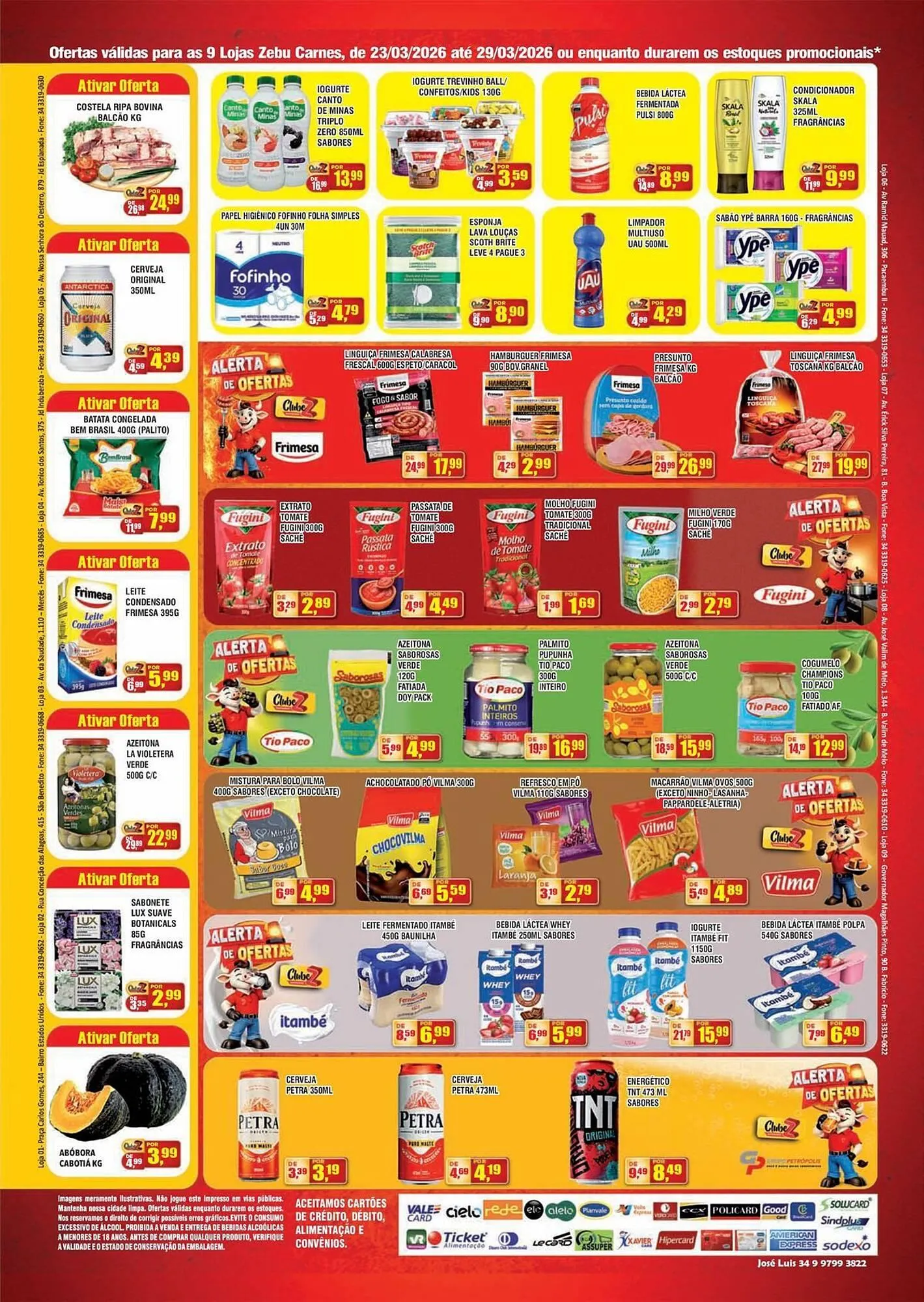 Encarte de Catálogo Zebu Carnes Supermercados 23 de março até 29 de março 2026 - Pagina 2