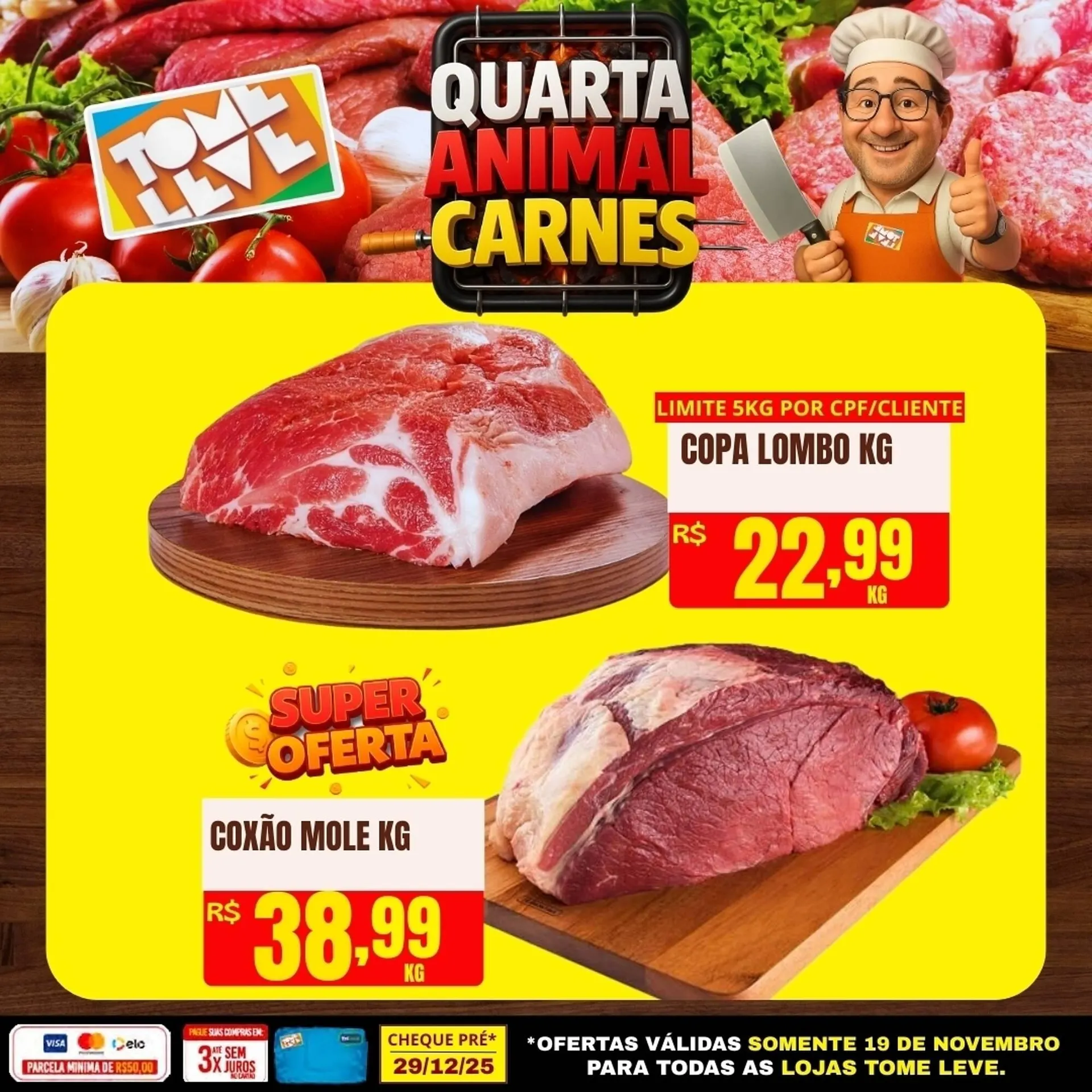 Encarte de Catálogo Tome Leve 19 de novembro até 29 de dezembro 2025 - Pagina 1