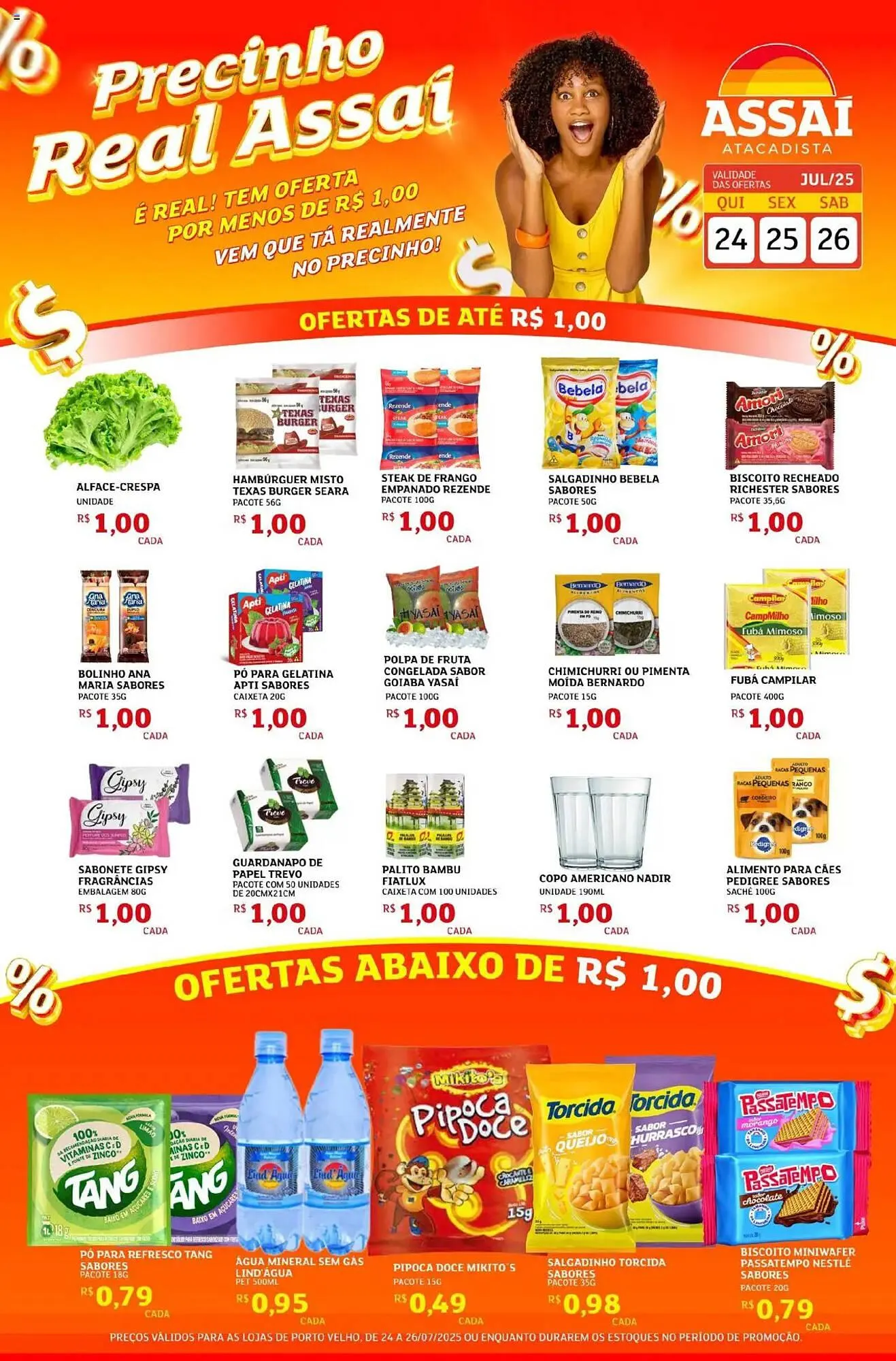 Encarte de Catálogo Assaí Atacadista 24 de julho até 26 de julho 2025 - Pagina 1