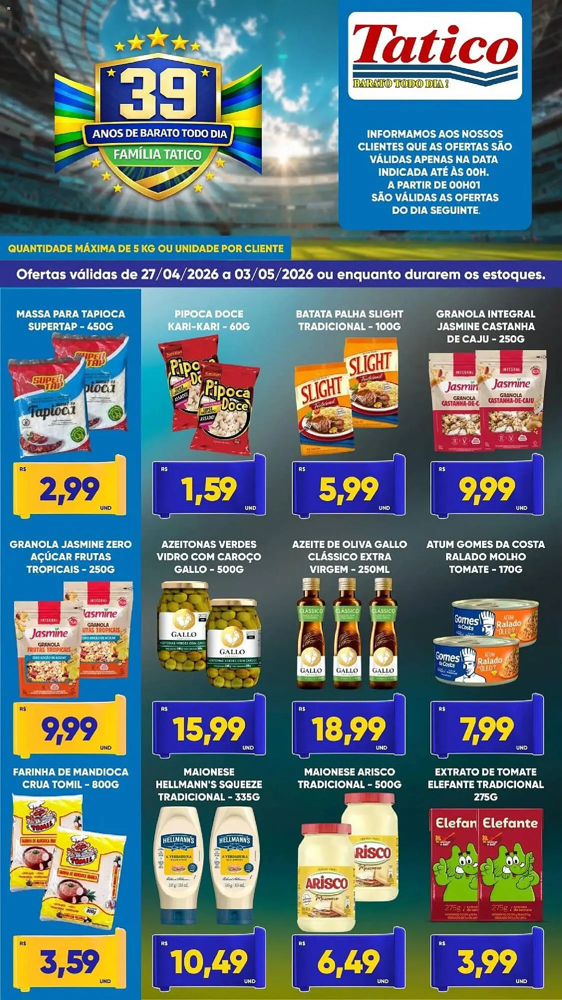 Encarte de Tabloide Tatico 27 de abril até 4 de maio 2026 - Pagina 4