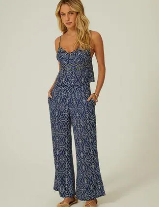 Calça Estampa Oceânica