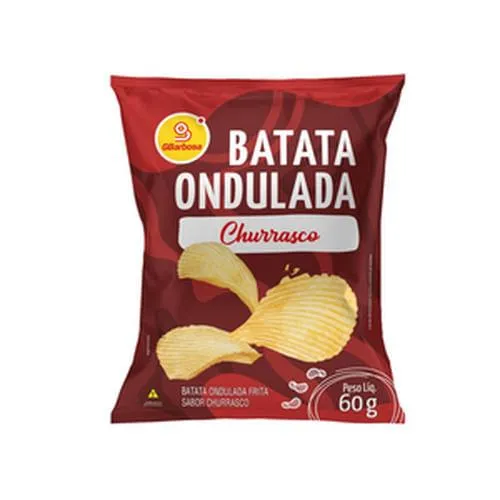 Batata Frita GBarbosa Ondulada Churrasco 60g