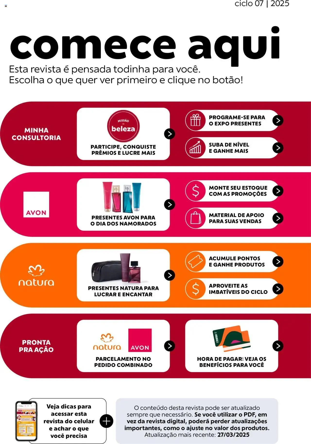 Encarte de Avon - Campanha 07: Minha Consultoria 3 de abril até 1 de maio 2025 - Pagina 2