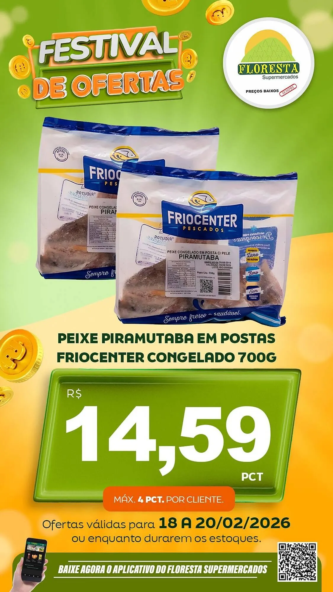 Encarte de Catálogo Floresta Supermercados 18 de fevereiro até 20 de fevereiro 2026 - Pagina 4
