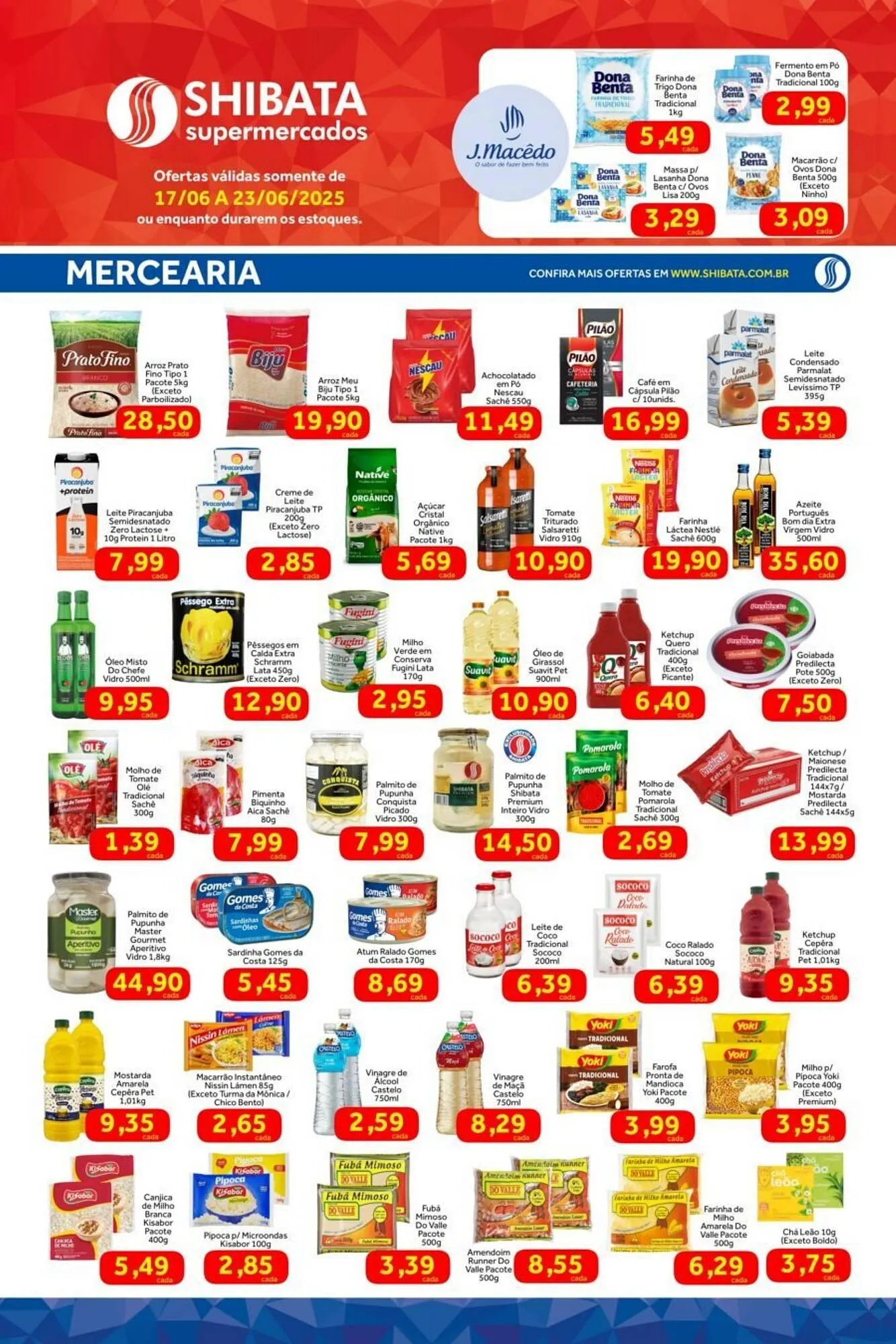 Encarte de Catálogo Shibata Supermercados 16 de junho até 18 de junho 2025 - Pagina 2