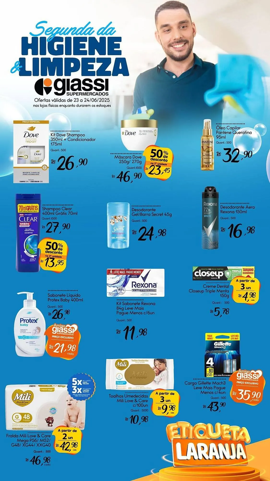 Encarte de Catálogo Giassi Supermercados 23 de junho até 24 de junho 2025 - Pagina 1