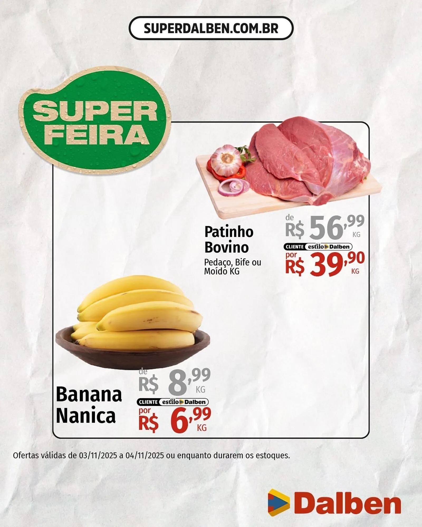 Encarte de Catálogo Supermercado Dalben 3 de novembro até 4 de novembro 2025 - Pagina 2