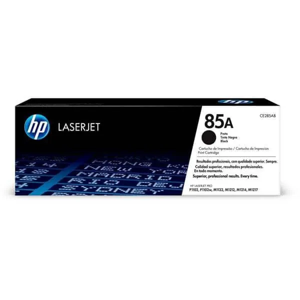 Toner HP 85A Preto Laserjet Original (CE285AB) Para HP Laserjet Pro P1102, P1102w, P1102w, M1212nf, M1132 CX 1 UN