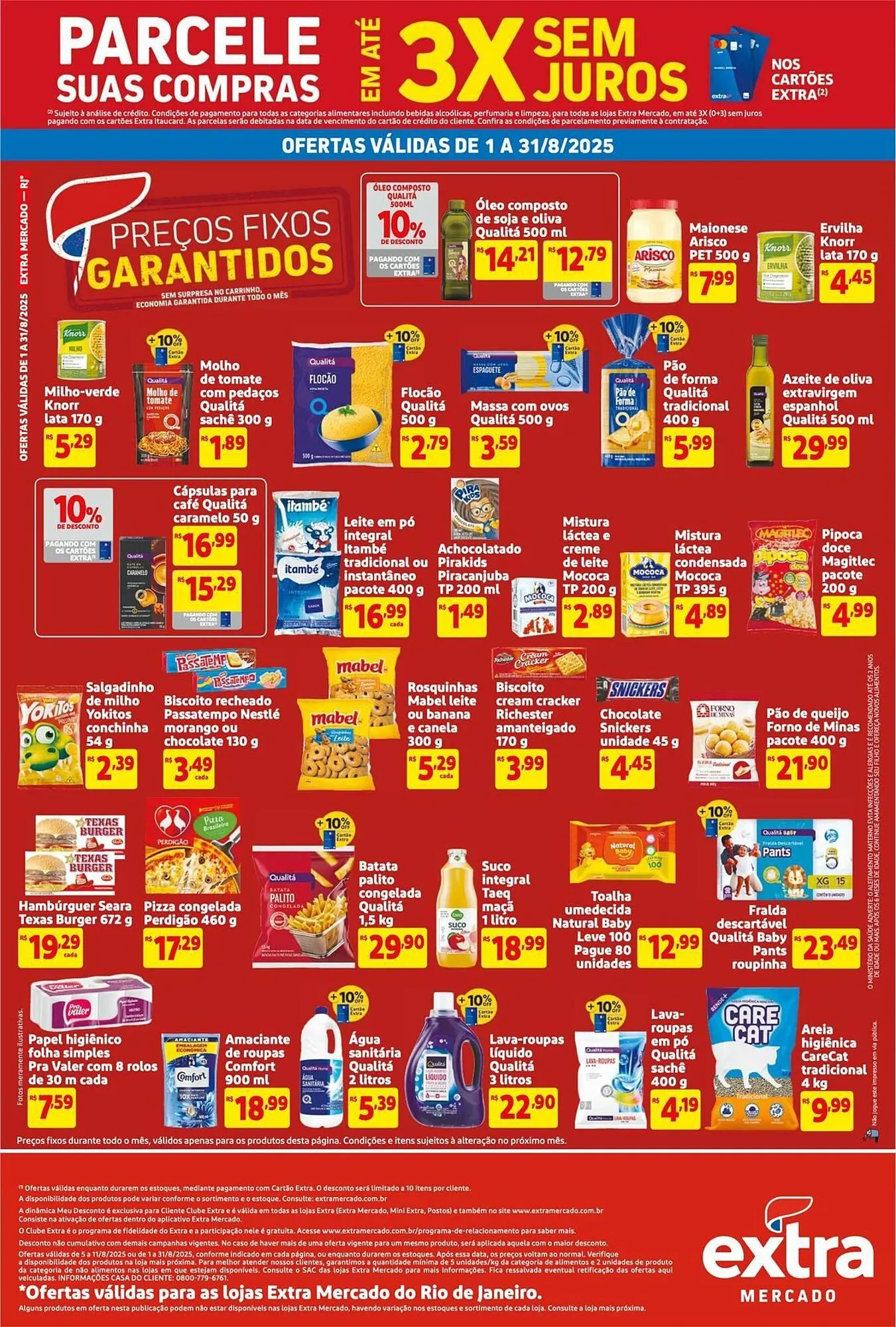 Encarte de Catálogo Mercado Extra 5 de agosto até 11 de agosto 2025 - Pagina 3